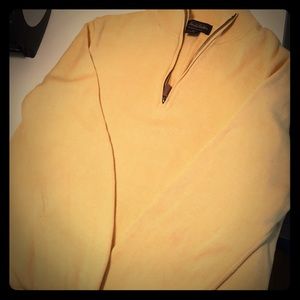 Pullover sweater banana yellow Brooks Brothers